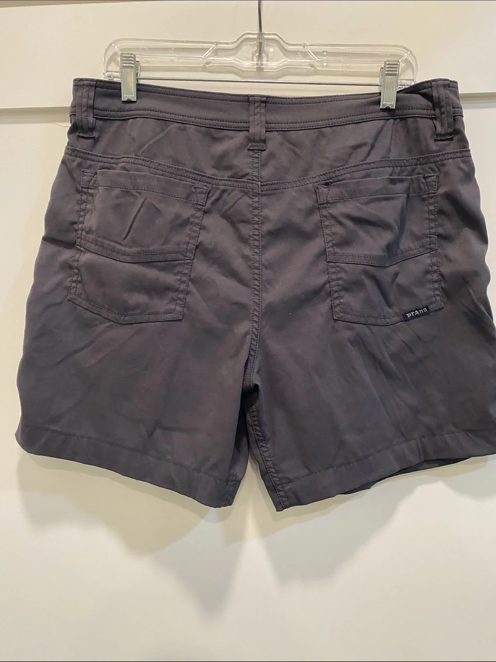 Grey Prana active short mens. Hemmed to 6”